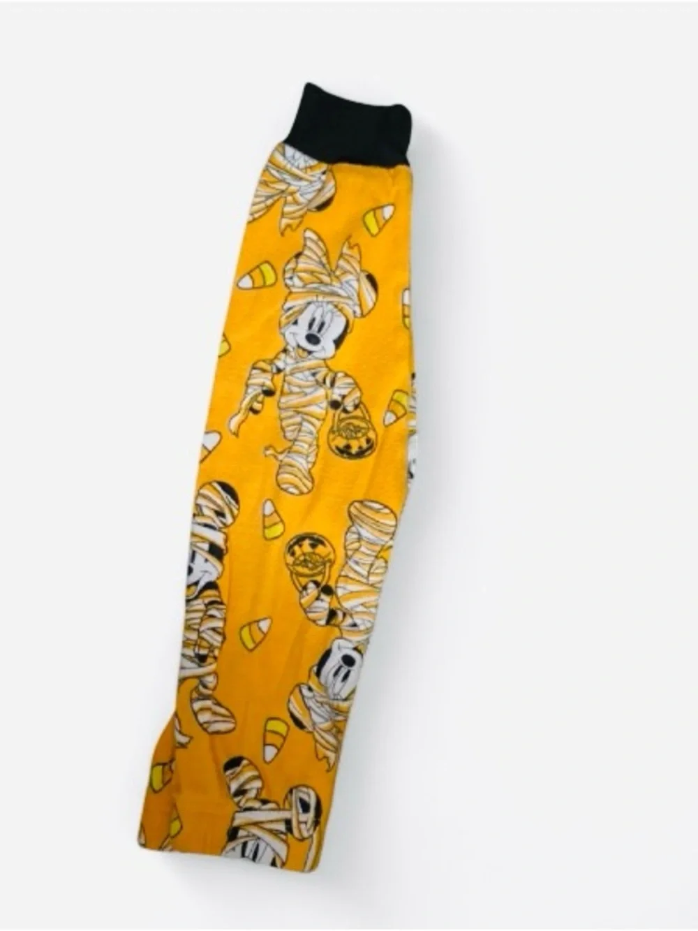 Disney Orange and Black Halloween Mummy Mickey Pajama Set